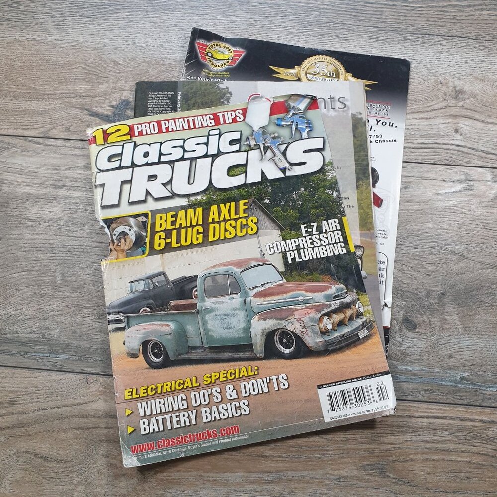 Classic Trucks Magazine Beam Axle Tips Electrical Vintage Chevy DETACHED COVER